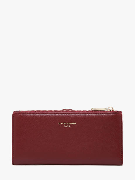 Portefeuille David jones Rood dune 1 ander zicht 2